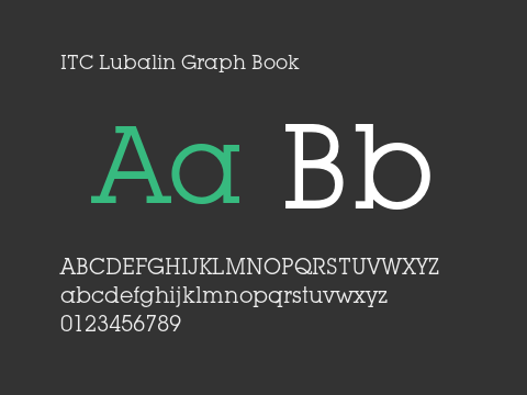 ITC Lubalin Graph Book