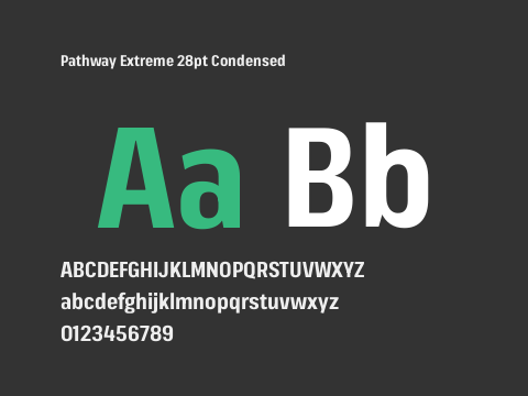 Pathway Extreme 28pt Condensed