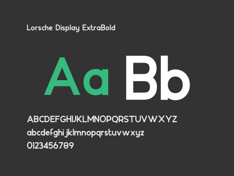 Lorsche Display ExtraBold