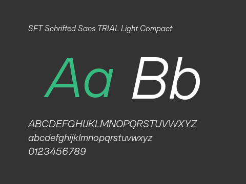 SFT Schrifted Sans TRIAL Light Compact