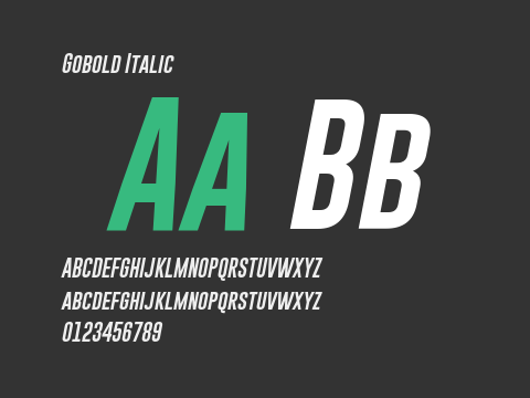 Gobold Italic