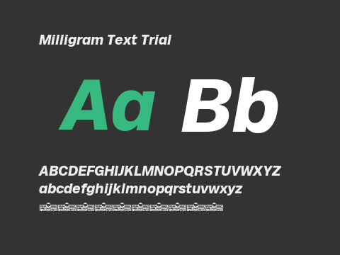 Milligram Text Trial