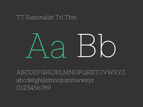 TT Rationalist Trl Thin