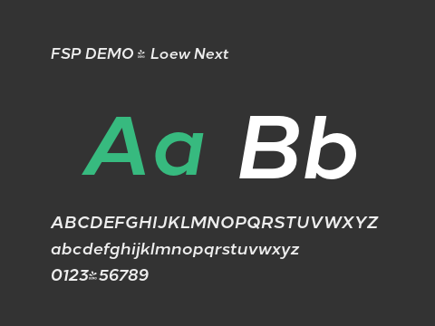 FSP DEMO - Loew Next