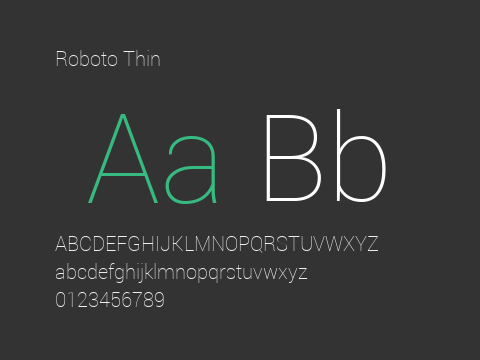 Roboto Thin