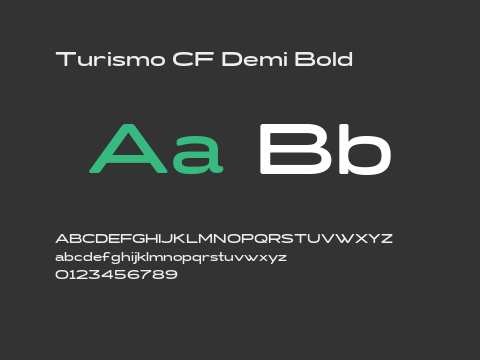 Turismo CF Demi Bold