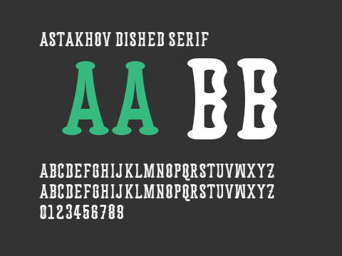 Astakhov Dished Serif