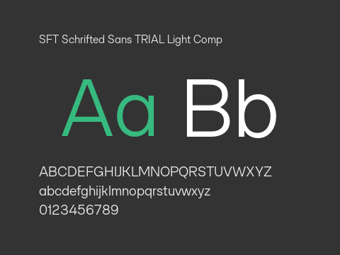 SFT Schrifted Sans TRIAL Light Comp