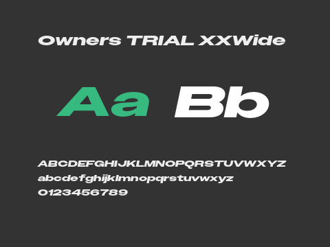 Owners TRIAL XXWide