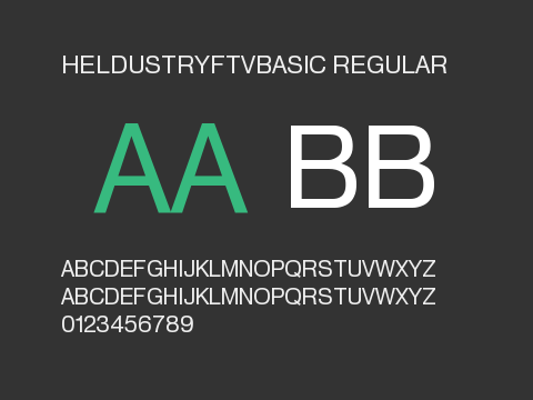 HeldustryFTVBasic Regular