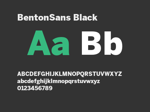 BentonSans Black