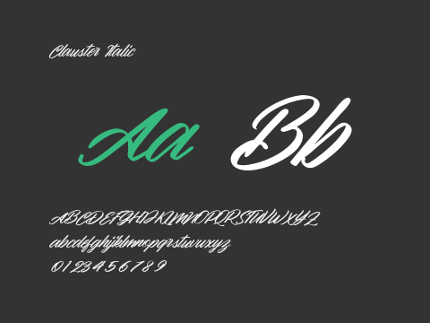 Clauster Italic