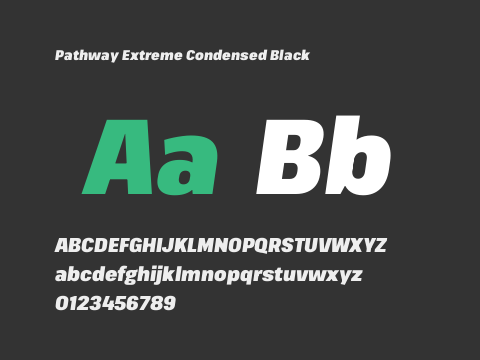 Pathway Extreme Condensed Black