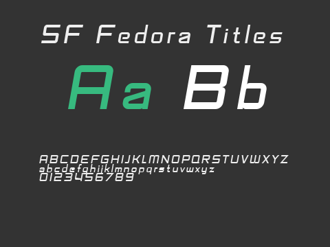 SF Fedora Titles