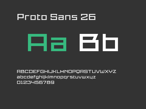 Proto Sans 26