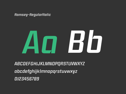 Ramsey-RegularItalic