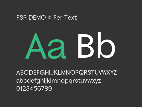 FSP DEMO - Fer Text