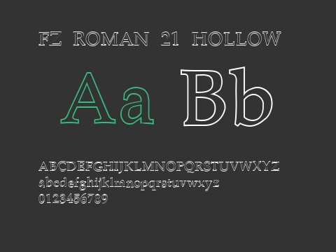 FZ ROMAN 21 HOLLOW