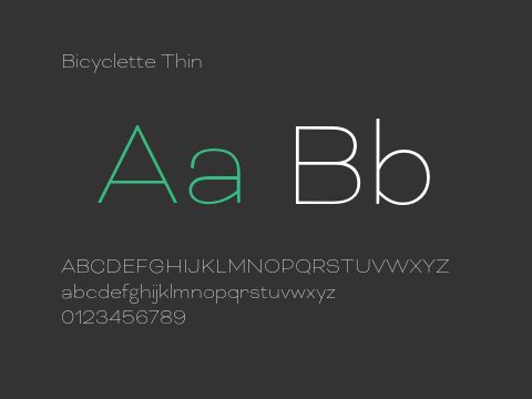 Bicyclette Thin