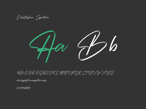 Christopher Signature