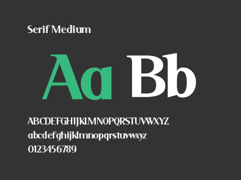 Serif Medium