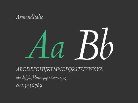 ArmandItalic