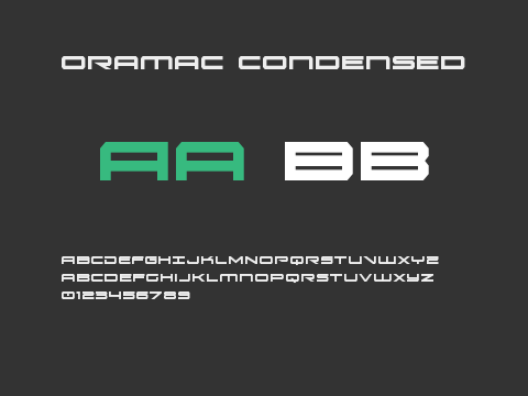 Oramac Condensed