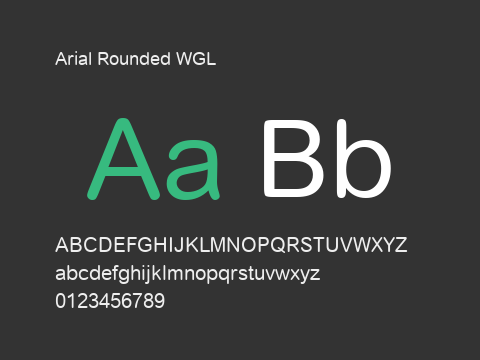 Arial Rounded WGL