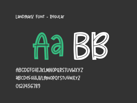 Landmark Font - Regular