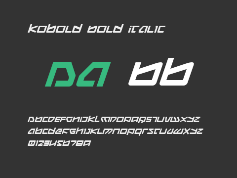 Kobold Bold Italic