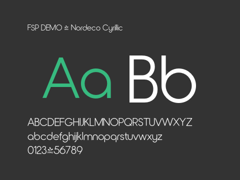 FSP DEMO - Nordeco Cyrillic