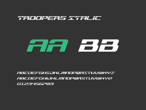 Troopers Italic