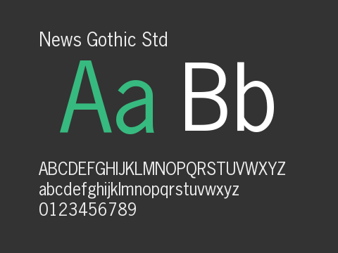 News Gothic Std