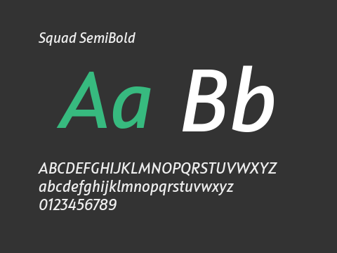 Squad SemiBold