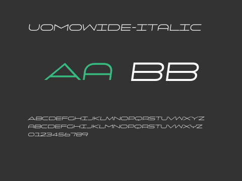 UomoWide-Italic