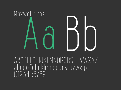 Maxwell Sans