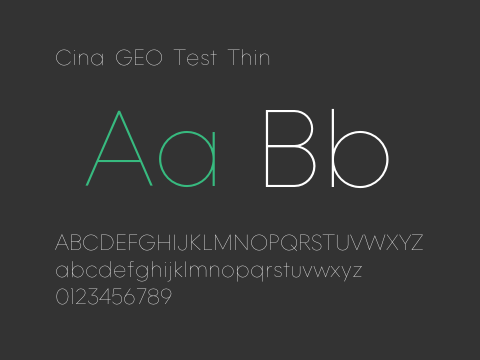 Cina GEO Test Thin