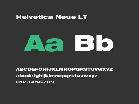 Helvetica Neue LT