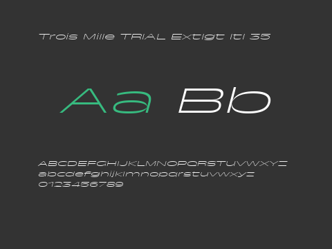 Trois Mille TRIAL Extlgt Itl 35