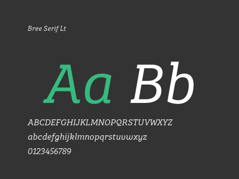 Bree Serif Lt