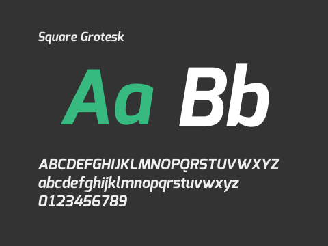 Square Grotesk