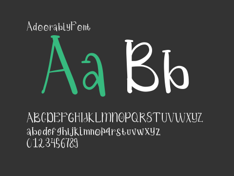 AdoorablyFont