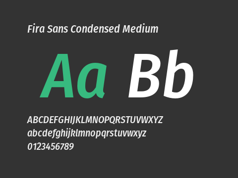 Fira Sans Condensed Medium