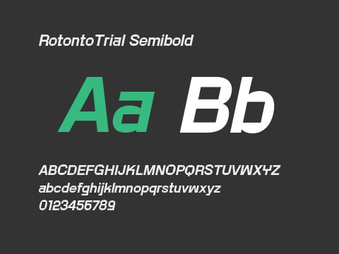 RotontoTrial Semibold