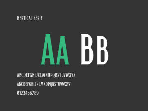 Hertical Serif