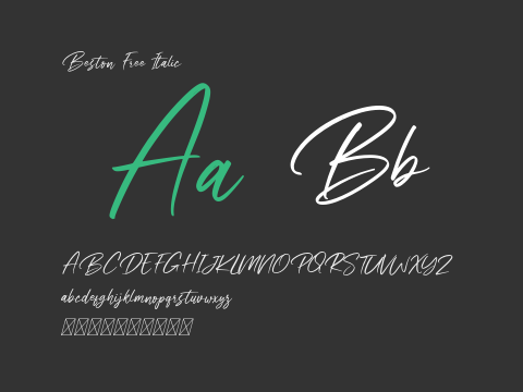 Beston Free Italic