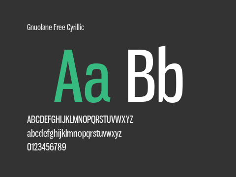 Gnuolane Free Cyrillic