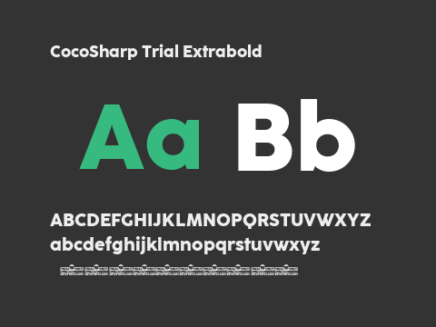 CocoSharp Trial Extrabold