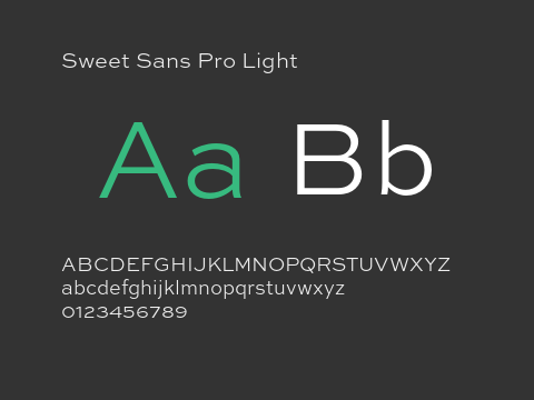 Sweet Sans Pro Light