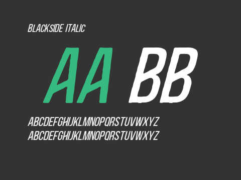 Blackside Italic